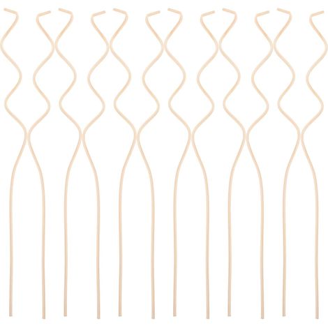 20 Bâtonnets Diffuseurs en Rotin Naturel pour Diffuseur Huiles Essentielles, Recharge Pratique, Couleur Kaki, pour Salle de Bain et Camping (1/5)
