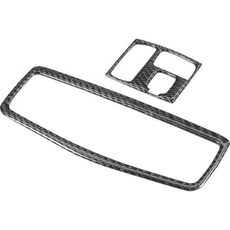 2pcs Cadre de Plafonnier Avant en Fibre de Carbone, Garniture de Couvercle pour Mitsubishi Lancer 2008-2016 avec Toit Ouvrant, Kit de Remplacement Intérieur (1/5)