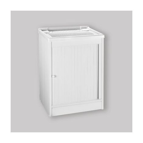 Meuble lavabo "Capri" avec volet L.60 x P.60 cm