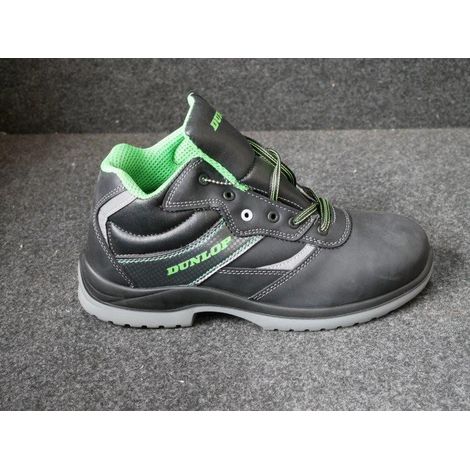 Chaussures de sécurité semi-montantes First One High ADV en cuir noir imperméable à lacets Taille 41 DUNLOP (1/2)
