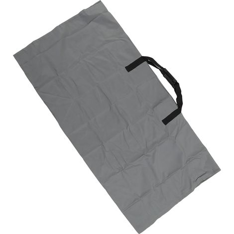 Sac à feuilles de jardin 2 en 1, tapis de jardin pour feuilles mortes, sac de rangement extérieur pour déchets de feuilles, gris (1/5)