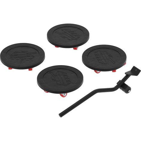 Kit de 5 outils de levage et de manutention robustes pour meubles, idéal pour la maison, le bureau ou le garage. (1/5)