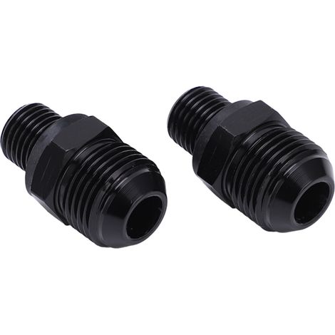 Adaptateur refroidisseur d'huile transmission aluminium 8ANx1/4NPS, raccord remplacement pour GM Turbo 350 400 4L60E 200R, paire (1/5)