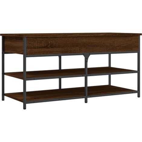 Maison Exclusive - Schuhbank Braun Eichen-Optik 100x42,5x50 cm Ho