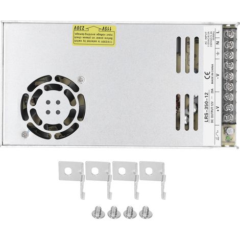 Alimentation à découpage BERM 12V 29A 350W avec voyant LED, transformateur driver LRS-350-12 4763Hz