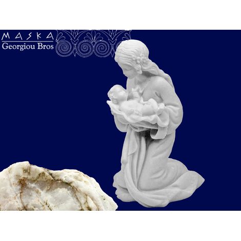Maria con Bambino - Alabastro greco