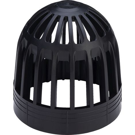 Piège à gravier 4945.1-356 en plastique noir de 100 mm
