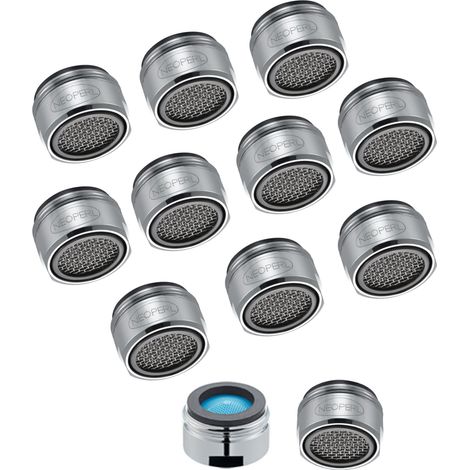 Schläfer 1000006 Rompigetto Rubinetto M24 Maschio, Aeratore Universale Perlator Long Life M24X1, Portata B 23 l/min, Rompigetto con Regolatore di Flusso, Compatibile con Aeratore Neoperl, 10 Pezzi (1/5)