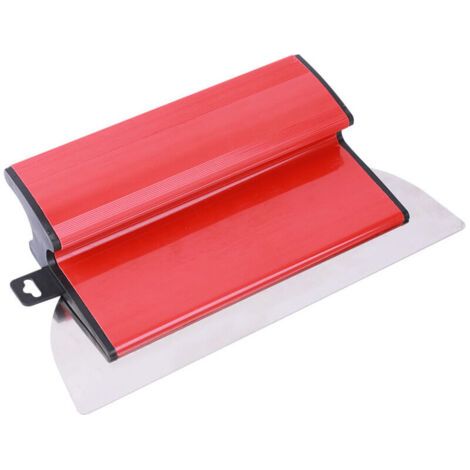 Couteau Enduit Lisse, Lame d'écrémage Manteau Spatule de lissage De finition murale pour décoration tuyau Lissage 25 Cm D'écumage Ergonomique Résistante à