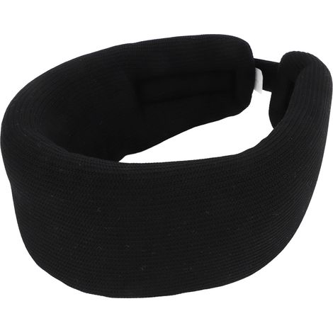 Collier cervical réglable en mousse souple pour douleurs cervicales et soutien vertébral - Noir (1/5)