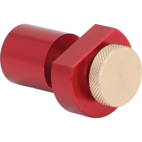 Butée d'établi 19mm avec vis papillon alliage d'aluminium butoir de table de travail antidérapant bloc de limitation rouge pour bois (1/5)