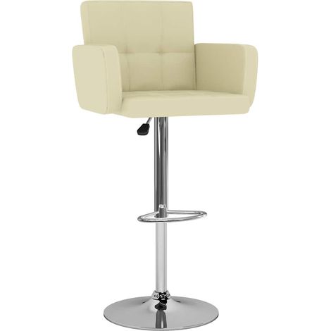 Maison Exclusive - Sgabelli da Bar 2 pz Crema in Similpelle