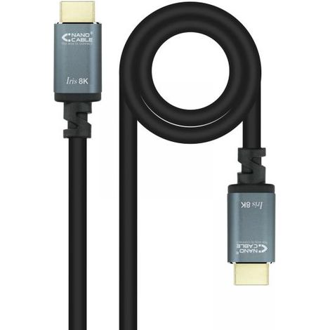 Nanocable HDMI 2.1 IRIS 8K A/M-A/M, Nero, 10 Metri (1/4)