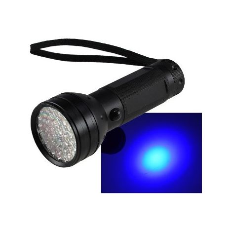 UV Licht Taschenlampe, 51 LEDs, Schwarzlicht (1/5)