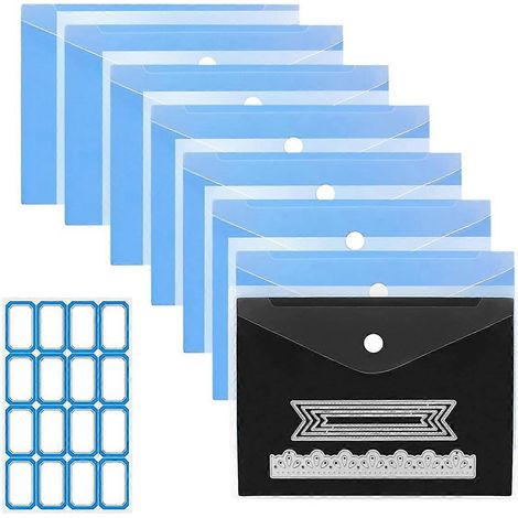 Lot de 8 bandes adhésives et étiquettes magnétiques épaisses B-- (1/5)