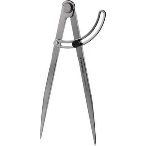 PROMAT  Spitzzirkel  Länge 150mm mit Stellbogen (1/3)