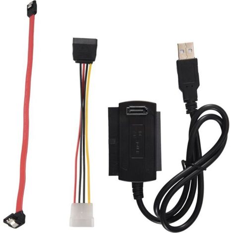 Adaptateur Câble IDE Vers USB 2.0 Pour Disque Dur 2.5 et 3.5 Pouces Convertisseur (1/4)