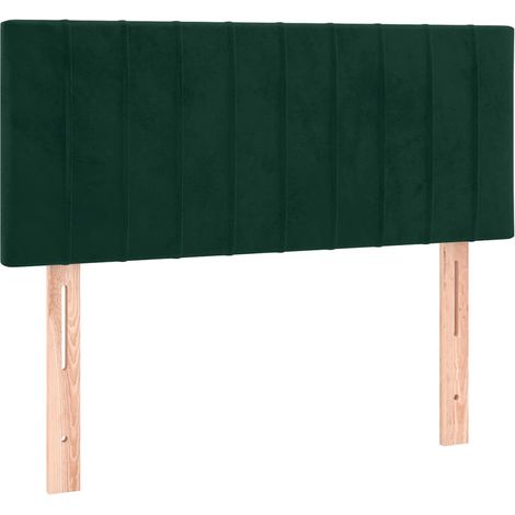 Tête de lit Résistante et économique, Panneau de lit, Vert foncé 90x5x78/88 cm Velours OIB9259E (1/5)