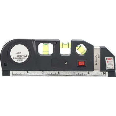 Niveau Laser Multifonction avec Mètre Ruban Intégré pour Mesures Précises (1/5)