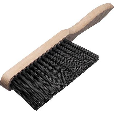 Balayette plastique PP avec poignee en bois