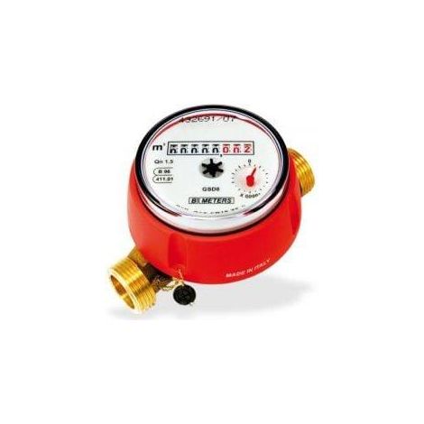 Bmeters GSD8 Wasserzähler rot Durchmesser 34 DN 20