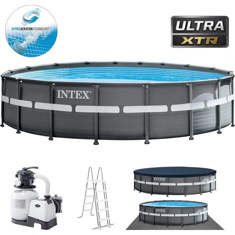 Aufstellpool Frame Pool Komlpettset INTEX Ultra Rondo XTR 549 x 132 cm