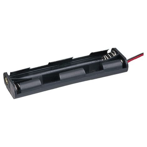 Portabatterie per 4 batterie R06 Aa 33.040