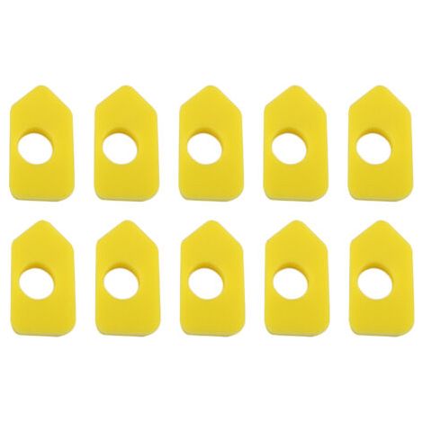 Lot de 10 Filtres à Air en Éponge Jaune pour Entretien Ménager- (1/5)