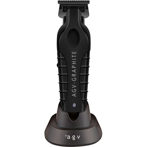 Tondeuse professionnelle AGV GRAPHITE lame graphite + base charge, noir, sans fil