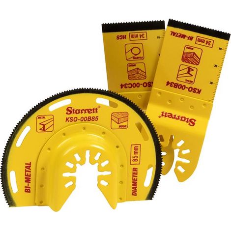 Starrett KSO-0300 General Purpose Oscillating Blade Set 3 Piece STRKSO0300 (1/2)