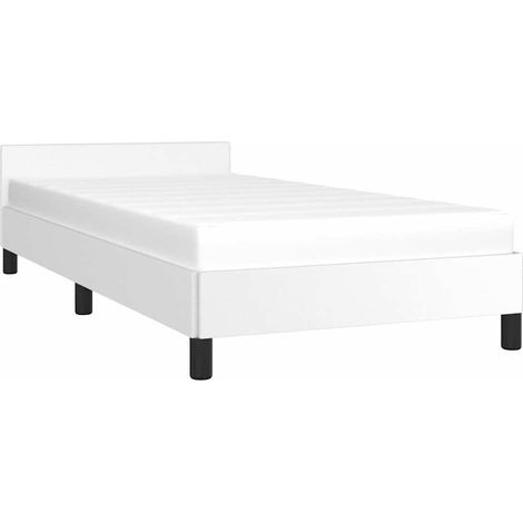 Giroletto con Testiera senza Materasso Bianco 80x200 cm vidaXL