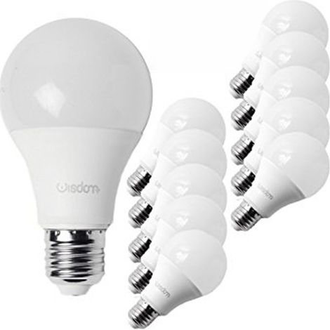 Trade Shop - Kit Da 10 Lampadine Led E27 Da 12w Luce Bianco Fred Class Caldo - (1/2)