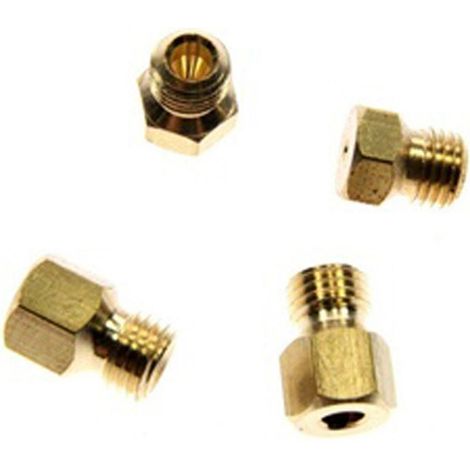 Jeu d'injecteurs butane / propane (900040) Plaque de cuisson MODERNA, WINDSOR, FUNIX, MARKLING, ESSENTIEL B, GLEMGAS, FIRSTLINE, TECNOLUX, SETRA, FULGOR, HYGENA, BLUESKY, CONTINENTAL EDISON, UNICLINE,