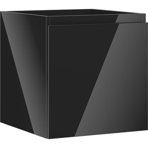 Mexen Orio Badezimmerunterschrank 45 cm, 1 Schublade, schwarz glänzend - 91A10-04547-1-BF70 (1/5)