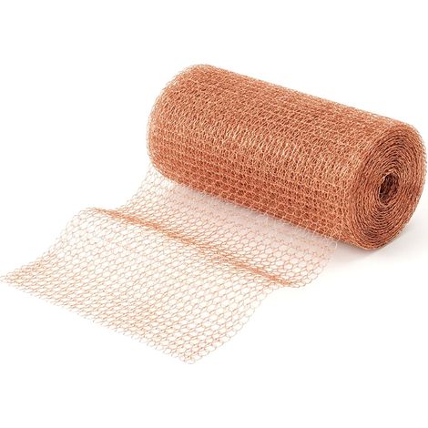 Bande de cuivre contre les limaces - 12,7 cm x 6 m - Filet de cuivre double couche - Clôture anti-escargots pour parterre surélevée et jardin - Fil de cuivre - Barrière anti-escargots (1/5)