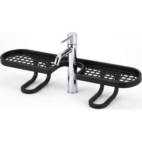 Escurridor de grifo de cocina negro estantería-negro (1/5)