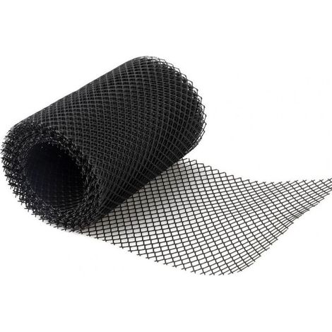 Gutter Protection Mesh with 10 Fixing Clips, 16cm x 6m, Roof Gutter Protection Mesh, Gutter Leaf Filter (1/5)