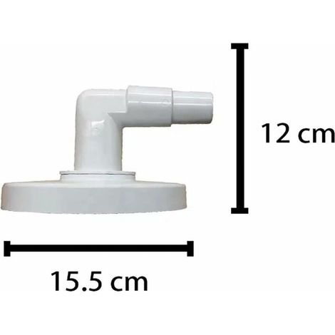 Plaque d'aspiration pour Skimmer Plaque avec coude Accessoires de Nettoyage de Piscine pour Hayward Skimmer (1/4)
