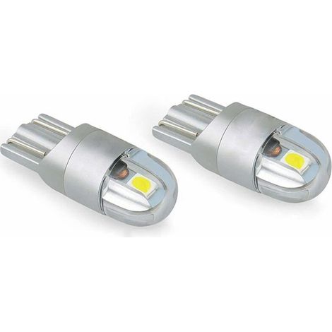 T10 W5w Led Feu de Position Veilleuses 12v 6000K Blanc 3030 2SMDClignotant Pour Ampoule Plaque Feux de Gabarit Voiture Moto