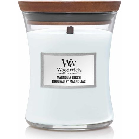 BOUGIE MOYENNE POT SABLIER BOULEAU EMAGNOLIA (1/2)