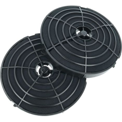 vhbw 2x Aktivkohlefilter Ersatz für IKEA 704.019.52, Nyttig FIL 440 für Dunstabzugshaube - 17,8 cm