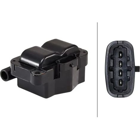 Bobine d'allumage Hella 5DA 193 175-661 SMART 000 158 77 03 000 3100 V003