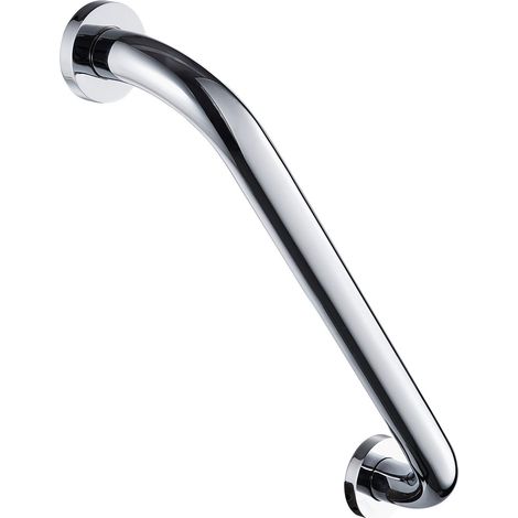 Bras de douche Barre d'appui pour salle de bain Main courante de sécurité antidérapante Poignée murale pour baignoire Barres coulissantes de toilette Laiton chromé poli (40 CM) (1/5)