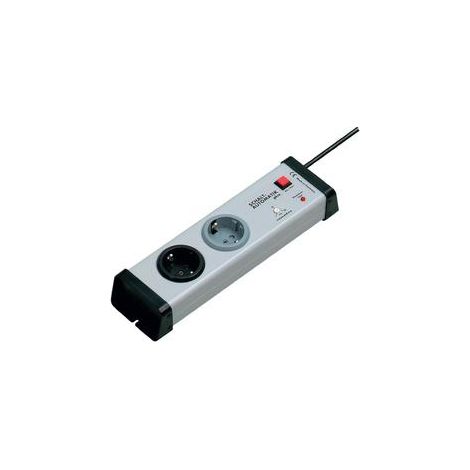 [GEBRAUCHT] B-Ware Ehmann 0222x00022301 Steckdosenleiste Mit Schalter 2fach Grau Schutzkontakt 1 St.