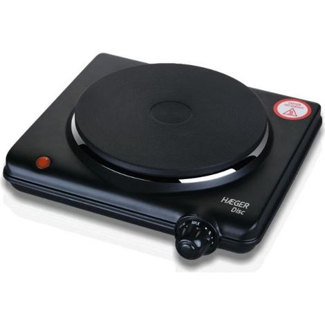 HAEGER hornillo electrico 1500w disc , Hornillo eléctrico 1500W. -Marca: Haeger. -Placa Eléctrica con 165mm de diámetro. -Sistema de seguridad con fusible termal. -Fácil de funcion
