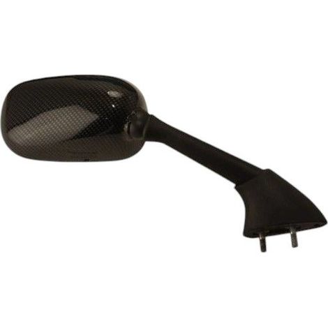 Specchietto retrovisore destro Emgo 2025/02 per Yamaha YZF R1 '07-'08 (OEM: 4C8-26290-00-00) in carbonio (design originale) (omologazione)