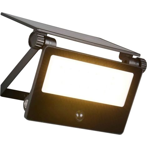 Faro da esterno LED, solare, c/sensore movimento, nero, L 21 cm, Moura (1/5)