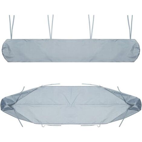 Sac de Protection pour Store Banne, 4m Housse de Protection Anti-poussière pour auvent de terrasse Gris Housse de Rangement pour auvent de terrasse, Protection imperméable en Hiver (1/4)