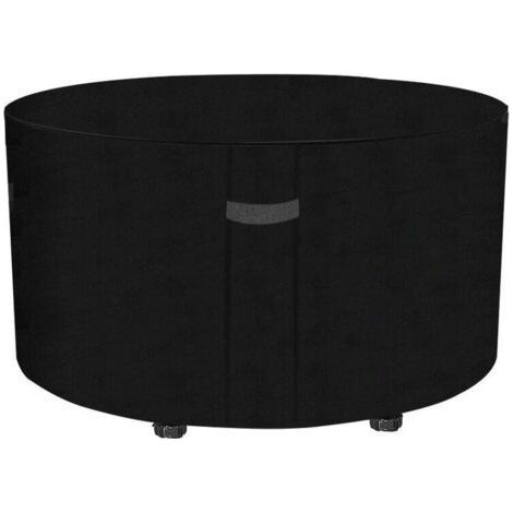 Round Garden Table Cover, Waterproof, UV Resistant, Robust Oxford Fabric, Outdoor Table Protection (120×75cm) (1/4)