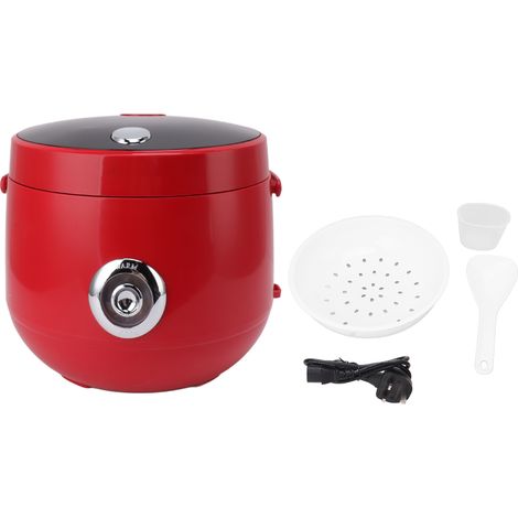 900W Grand Autocuiseur Électrique Multifonction 5L, Cuiseur à Riz Intelligent pour Mijotage, Cuisson Vapeur, Yaourt, 220V, Noir Rouge, Prise UK (1/5)